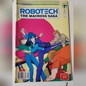 Comic Book, Robotech The Macross Saga, Volume 16, Comico, Vintage 1985